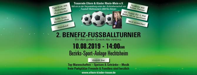 2. Benefiz-Fussballturnier am 10.08.2019