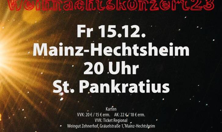 popCHORn-Benefizkonzert am 15.12.2023