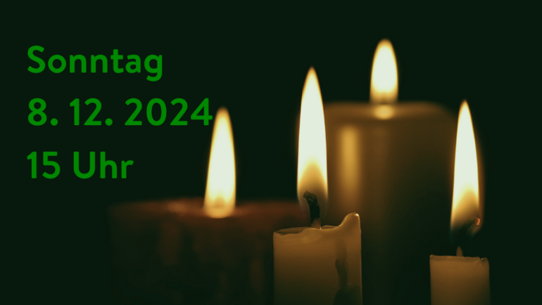 Stream Gedenkgottesdienst am 08.12.2024